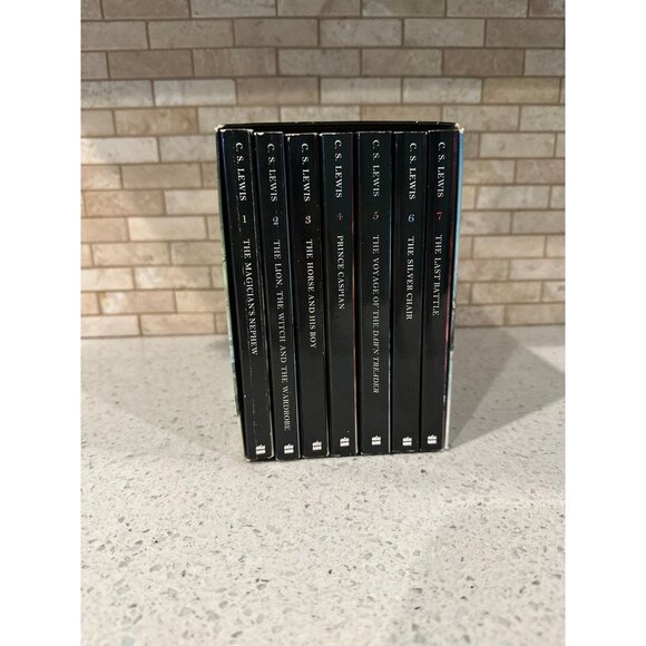 The Chronicles Of Narnia Box Set By CS Lewis 7 Books 2002 Harper Trophy - Picture 2 of 5